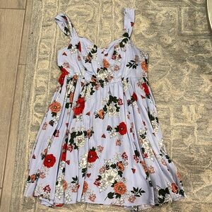 Multi-color floral sundress.